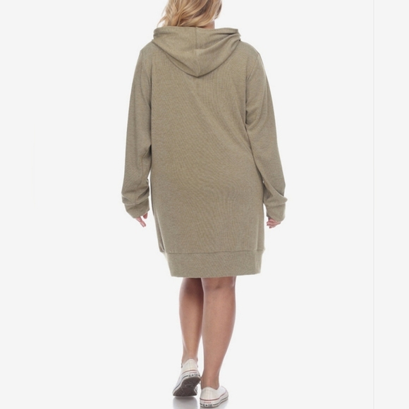 WHITE MARK SWEATSHIRT DRESS NWT - Picture 4 of 5
